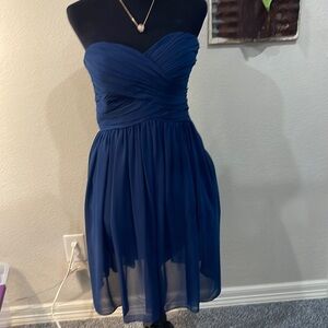 Bill levkoff blue gorgeous dress